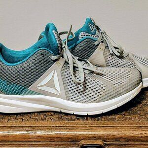 Reebok Women's Teal and Gray Athletic Shoes